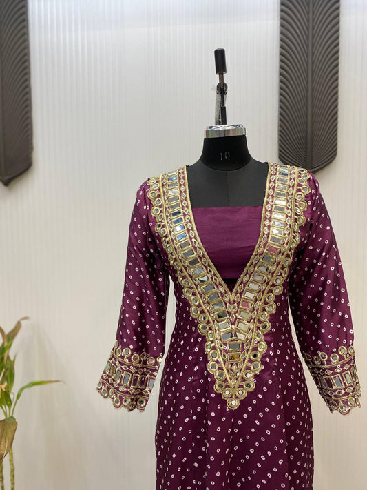 KURTA PANT WITH TUBE BLOUSE