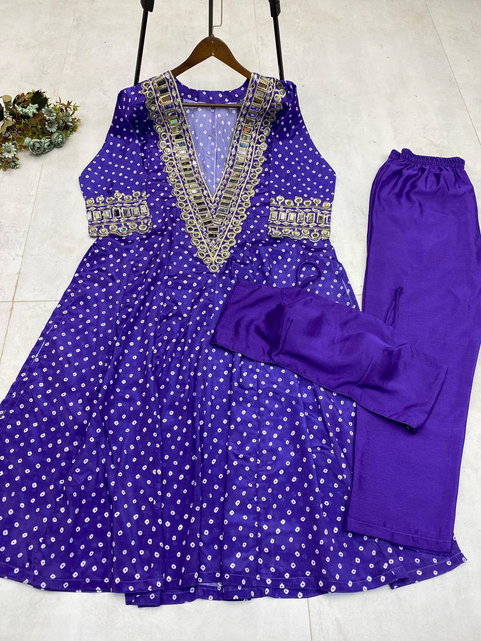 KURTA PANT WITH TUBE BLOUSE