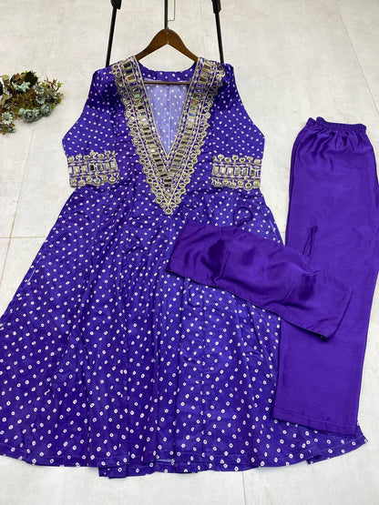 KURTA PANT WITH TUBE BLOUSE