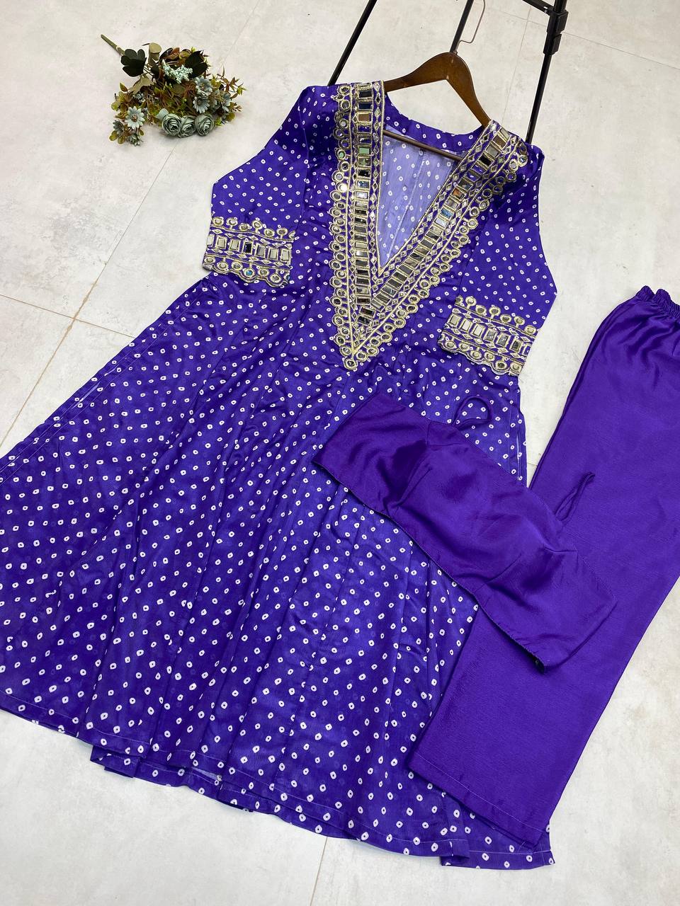 KURTA PANT WITH TUBE BLOUSE