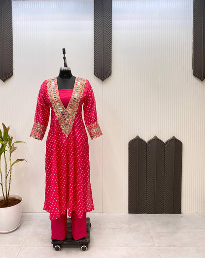 KURTA PANT WITH TUBE BLOUSE