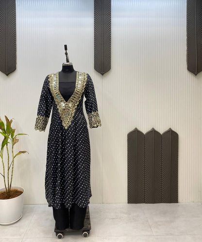 KURTA PANT WITH TUBE BLOUSE