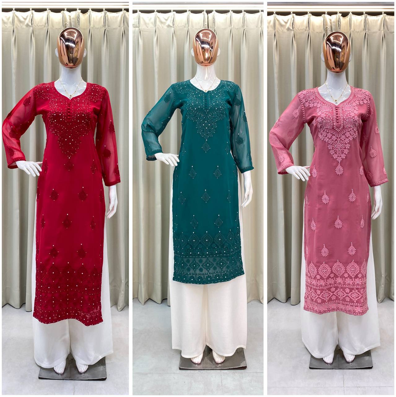 SUMMER  TOP WITH COTTON   PLAZO