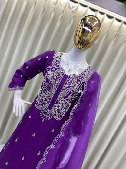 INDO WESTERN LEHENGA TOP PAIR  DUPATTA