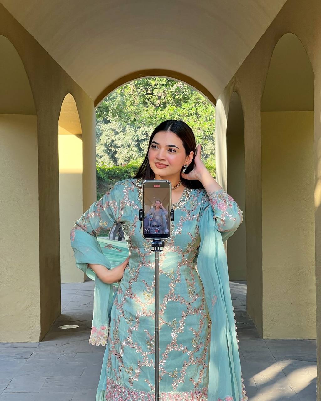 KURTA PLAZZO AND DUPATTA