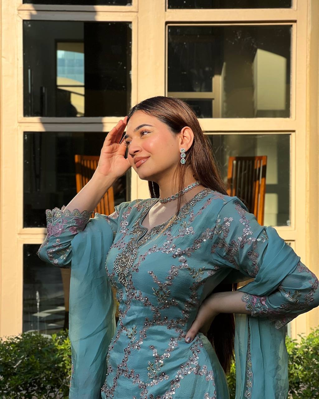 KURTA PLAZZO AND DUPATTA