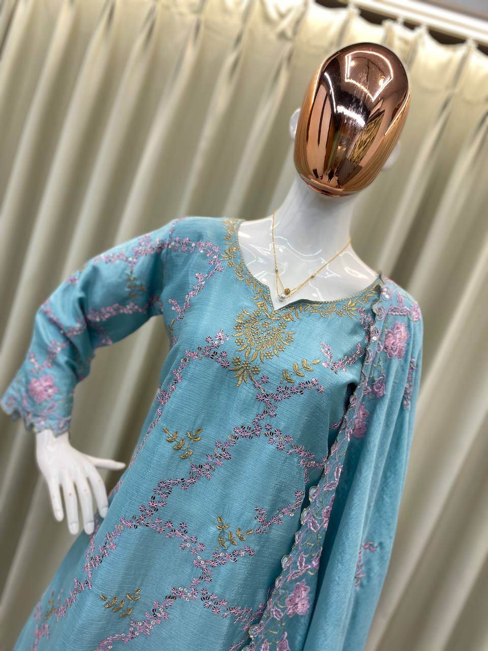 KURTA PLAZZO AND DUPATTA