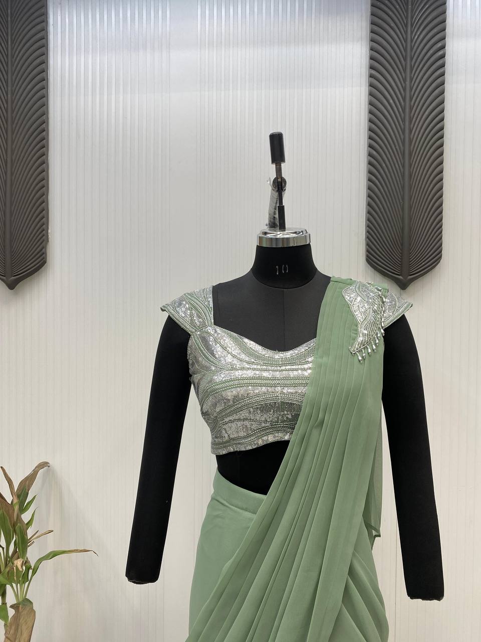 DRAPED SAREE