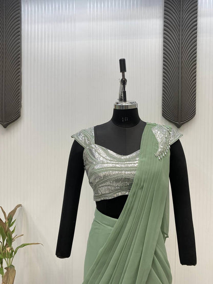 DRAPED SAREE