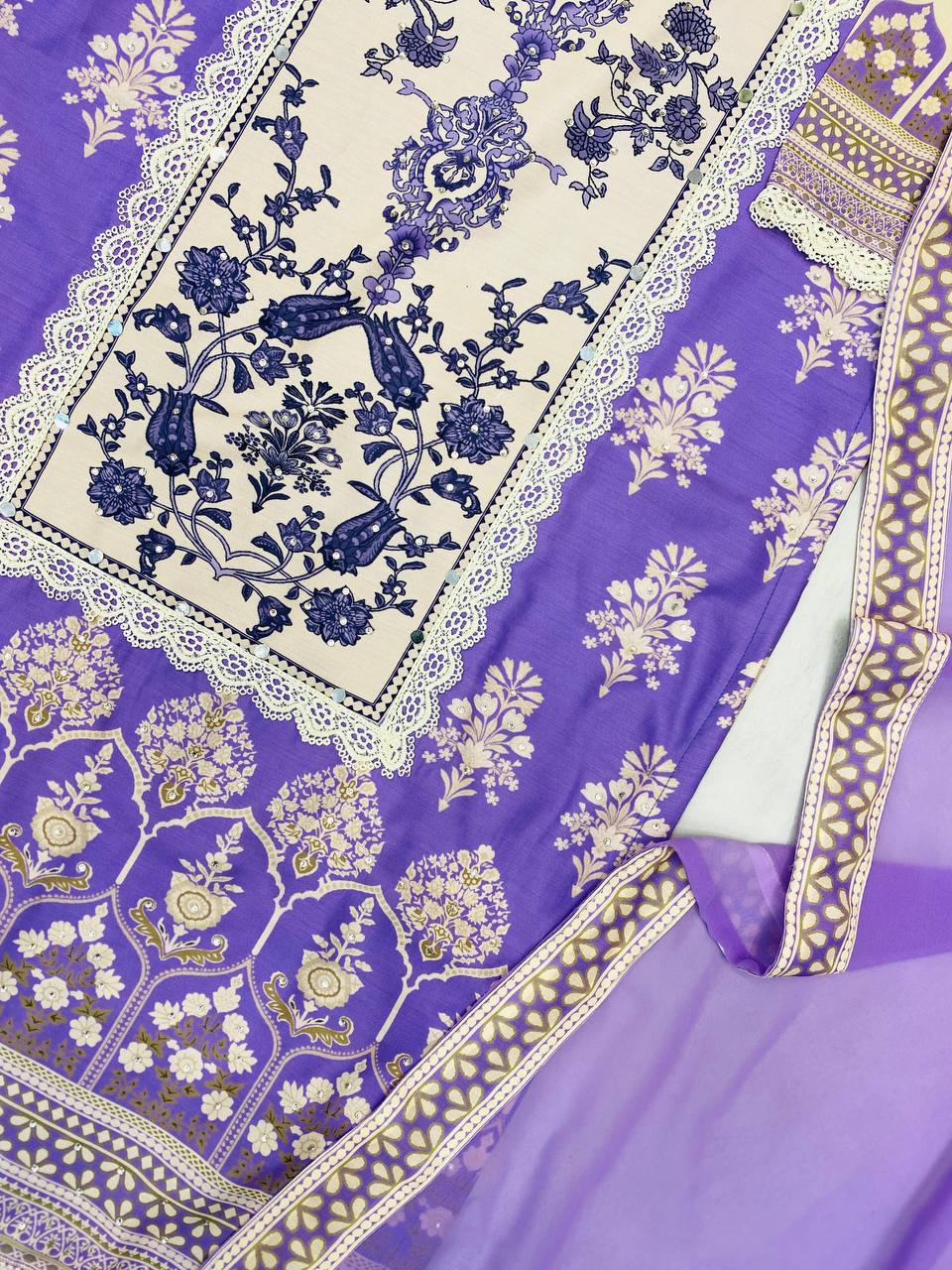 PRINTED KURTA PANT SUIT