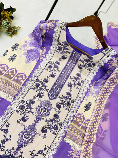 PRINTED KURTA PANT SUIT
