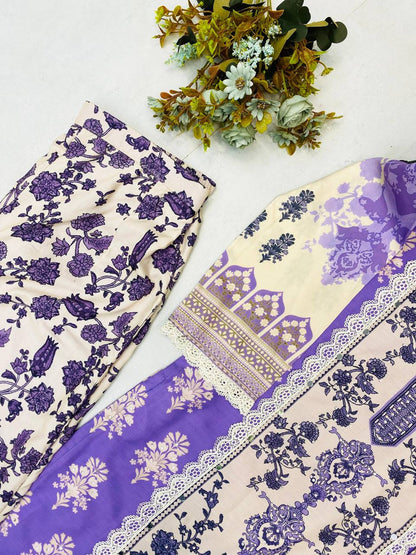 PRINTED KURTA PANT SUIT