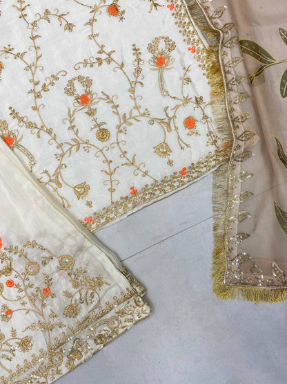 SUIT WITH PLAZZO AND DUPATTA