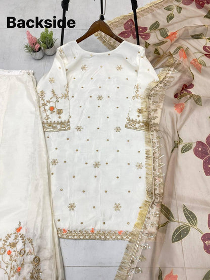 SUIT WITH PLAZZO AND DUPATTA