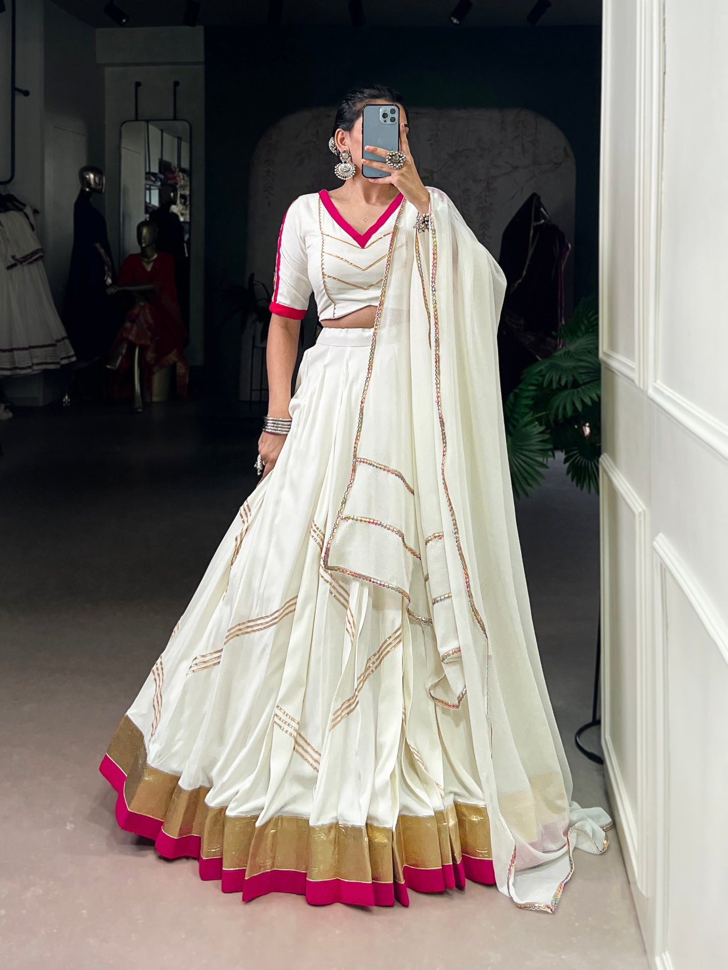 Lehnga choli Gamthi Work