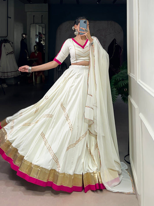 Lehnga choli Gamthi Work