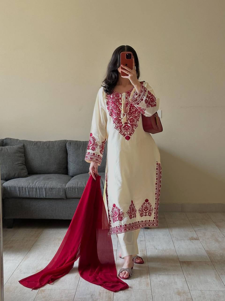 TOP PANT WITH DUPATTA PAIR