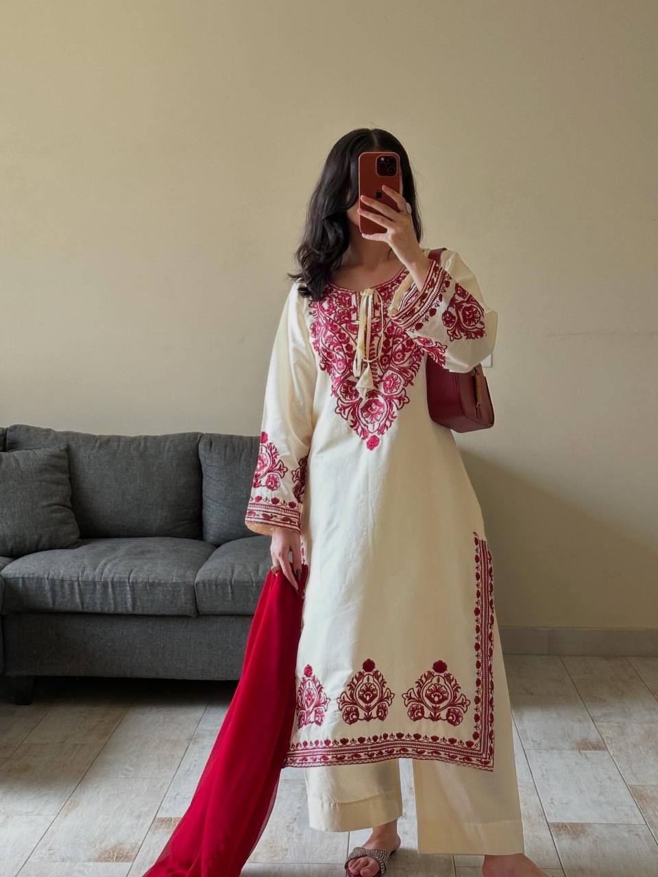 TOP PANT WITH DUPATTA PAIR