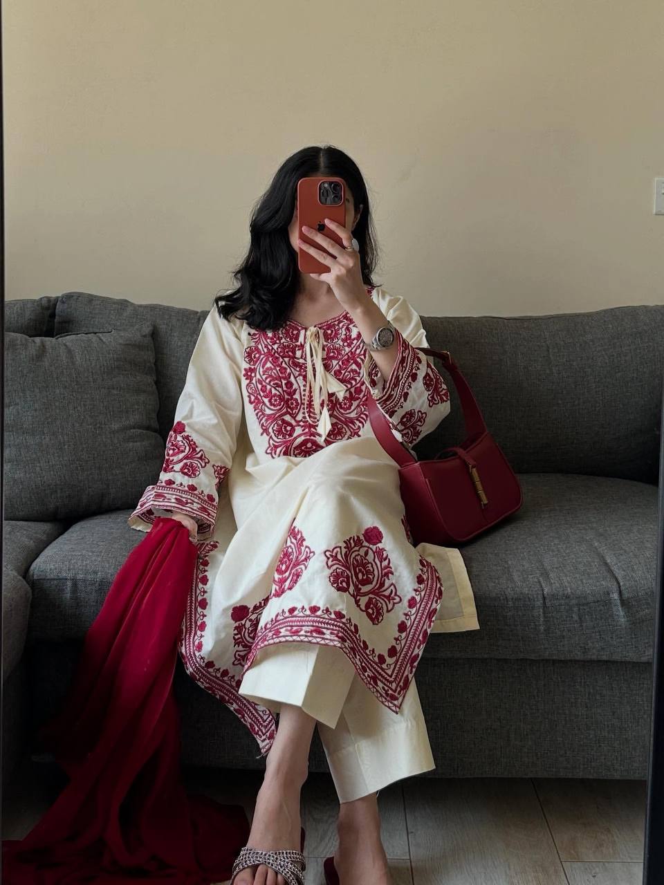 TOP PANT WITH DUPATTA PAIR