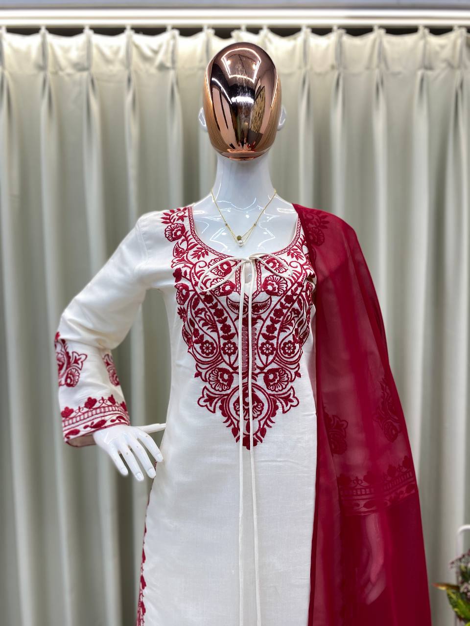 TOP PANT WITH DUPATTA PAIR