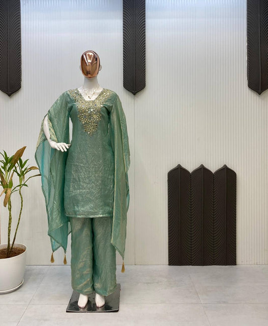 TOP WITH PLAZZO PAIR