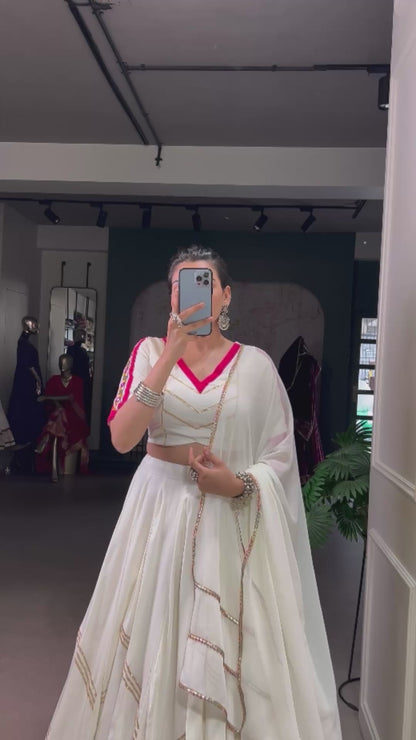 Lehnga choli Gamthi Work